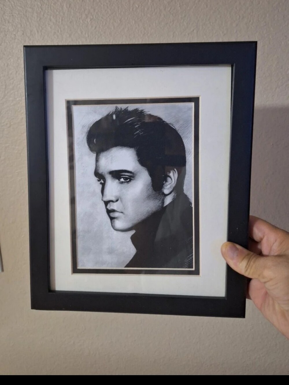 Cool Framed & Matted Elvis Presley Loving You Portrait